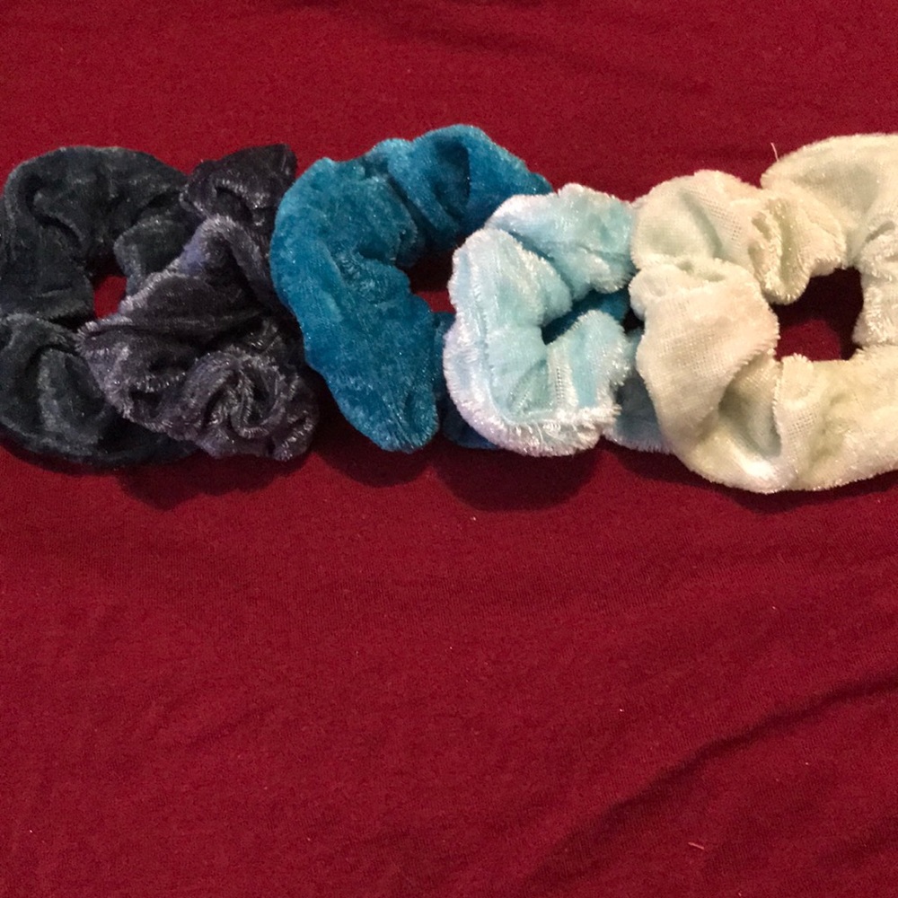 Feeling Blue scrunchies